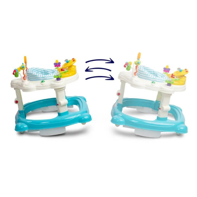 Ходунки 3 в 1 Сaretero Hip Hop Light Blue
