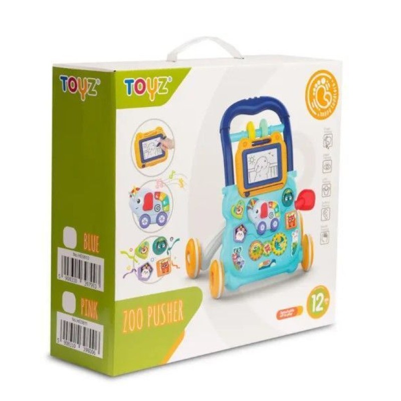 Ходунки-каталка Caretero (Toyz) ZOO Pink