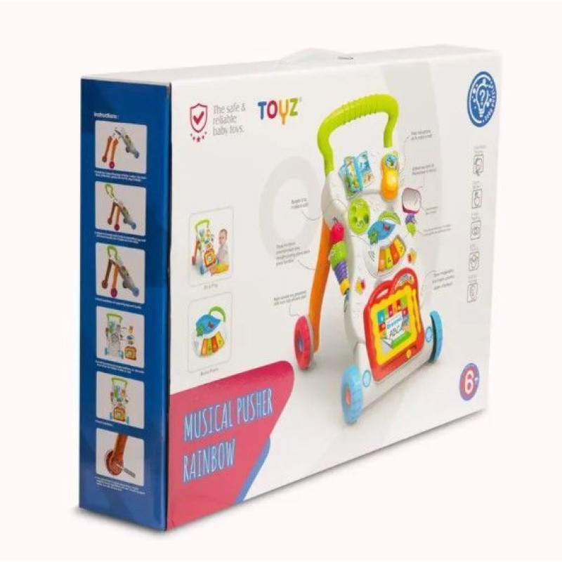 Ходунки-каталка Caretero (Toyz) Музичні Rainbow