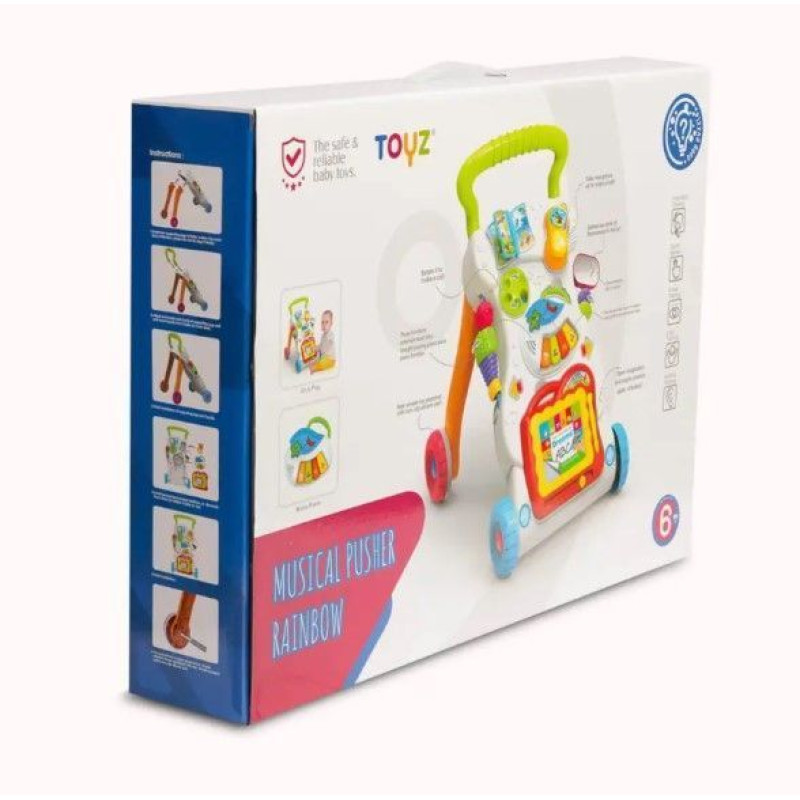 Ходунки-каталка Caretero (Toyz) Музичні Turquoise