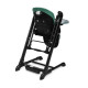 Стільчик для годування + качель 2 в 1 Caretero Indigo Black Green