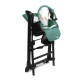 Стільчик для годування + качель 2 в 1 Caretero Indigo Black Green