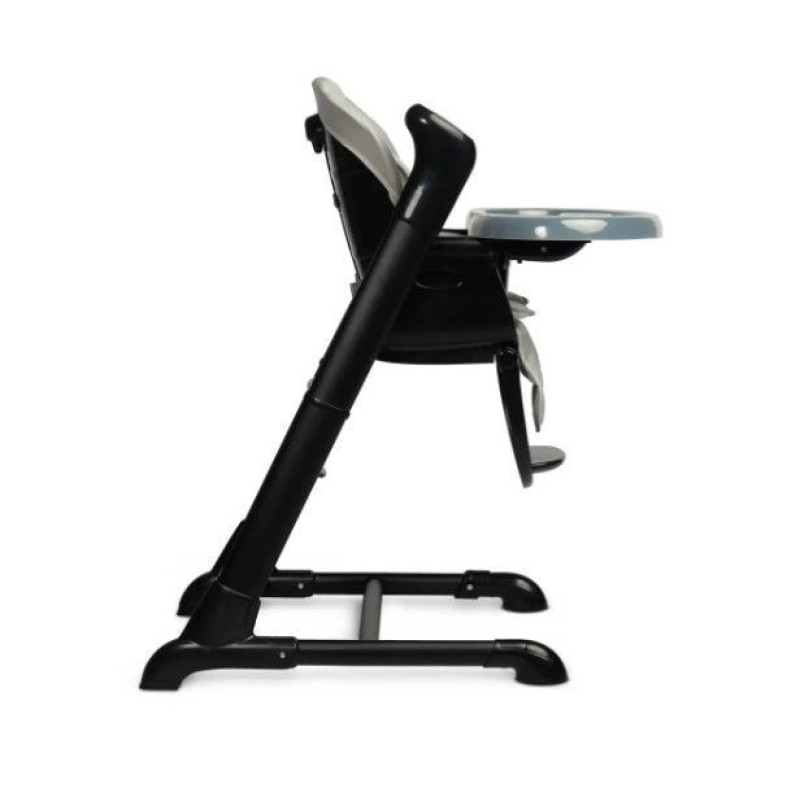 Стільчик для годування + качель 2 в 1 Caretero Indigo Black Grey