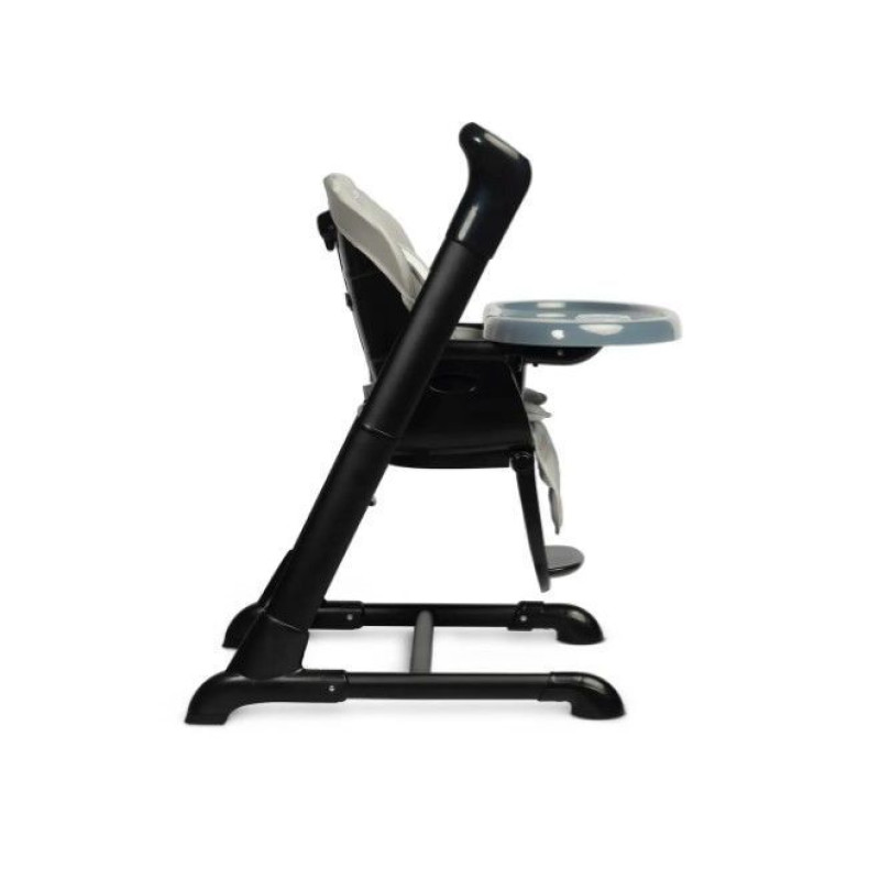 Стільчик для годування + качель 2 в 1 Caretero Indigo Black Grey