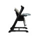 Стільчик для годування + качель 2 в 1 Caretero Indigo Black Grey