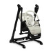 Стільчик для годування + качель 2 в 1 Caretero Indigo Black Grey