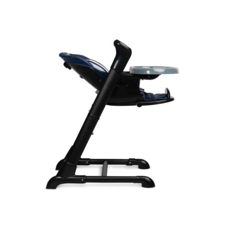 Стільчик для годування + качель 2 в 1 Caretero Indigo Black Navy