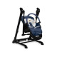 Стільчик для годування + качель 2 в 1 Caretero Indigo Black Navy