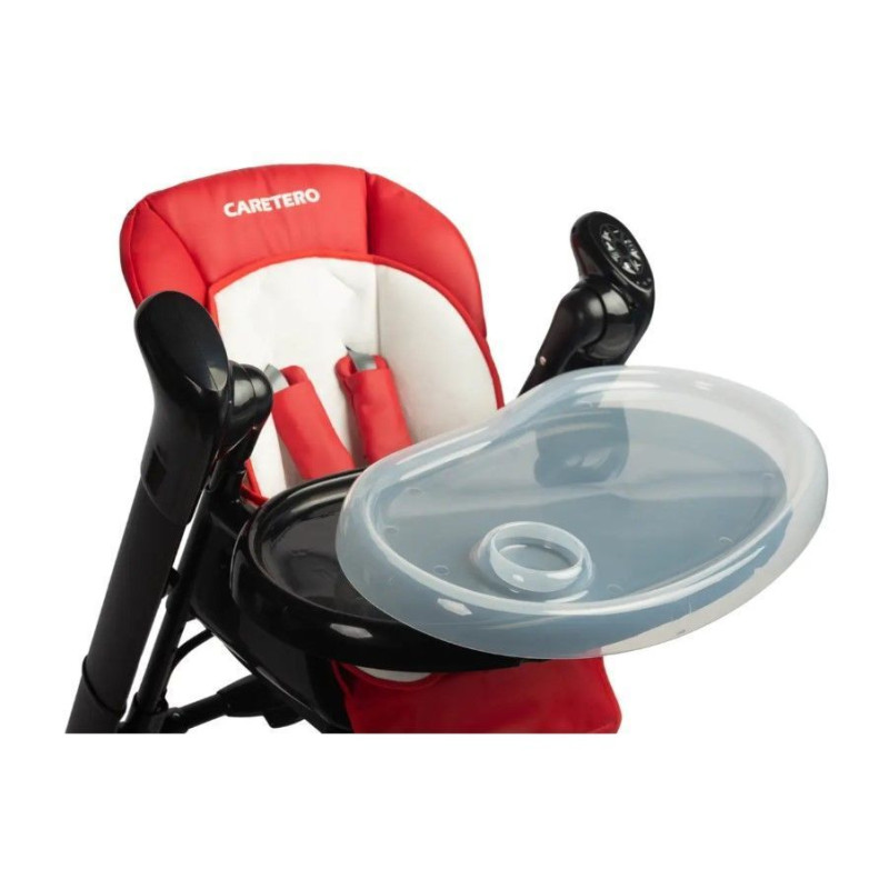 Стільчик для годування + качель 2 в 1 Caretero Indigo Black Wine