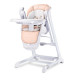 Стільчик для годування + качель 2 в 1 Caretero Indigo Powder Pink
