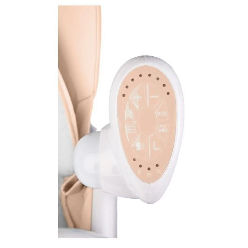 Стільчик для годування + качель 2 в 1 Caretero Indigo Powder Pink