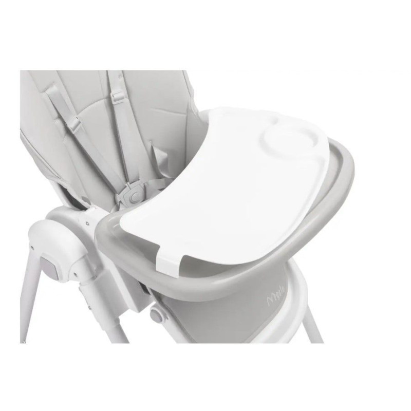Стільчик для годування Caretero Megalo Light Grey