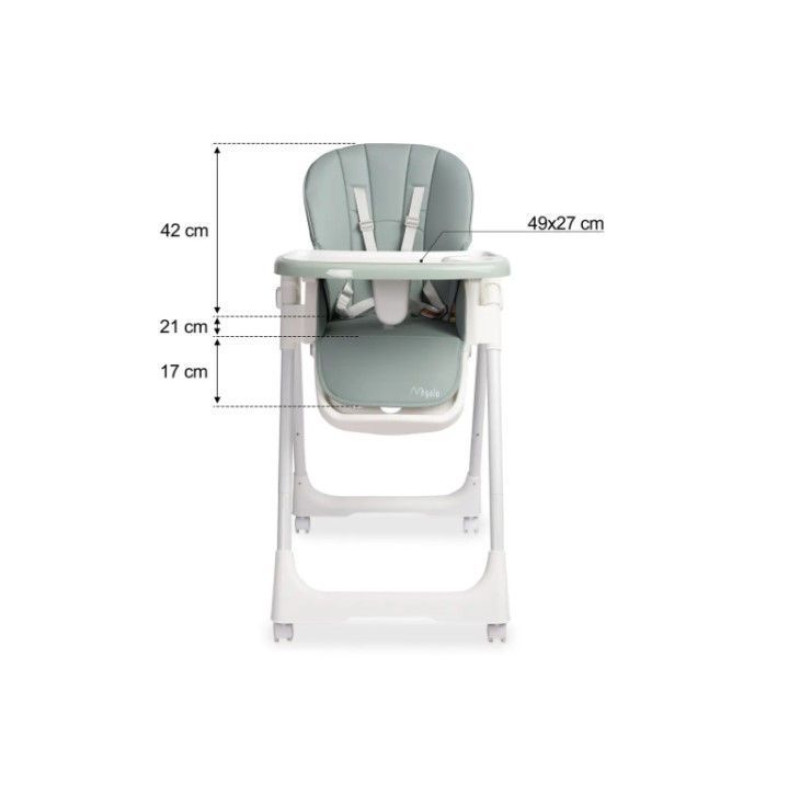 Стільчик для годування Caretero Megalo Mint