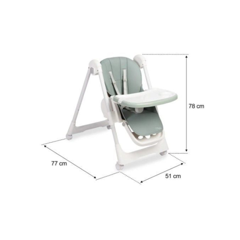 Стільчик для годування Caretero Megalo Mint