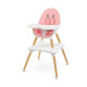 Стільчик для годування Caretero Tuva Pink