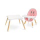 Стільчик для годування Caretero Tuva Pink