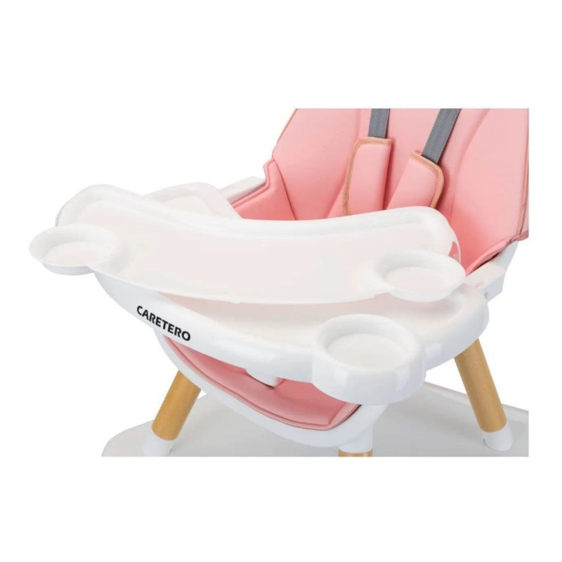 Стільчик для годування Caretero Tuva Pink