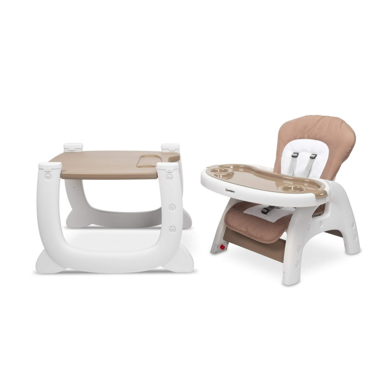 Стільчик трансформер для годування Caretero Homee Brown