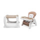 Стільчик трансформер для годування Caretero Homee Brown