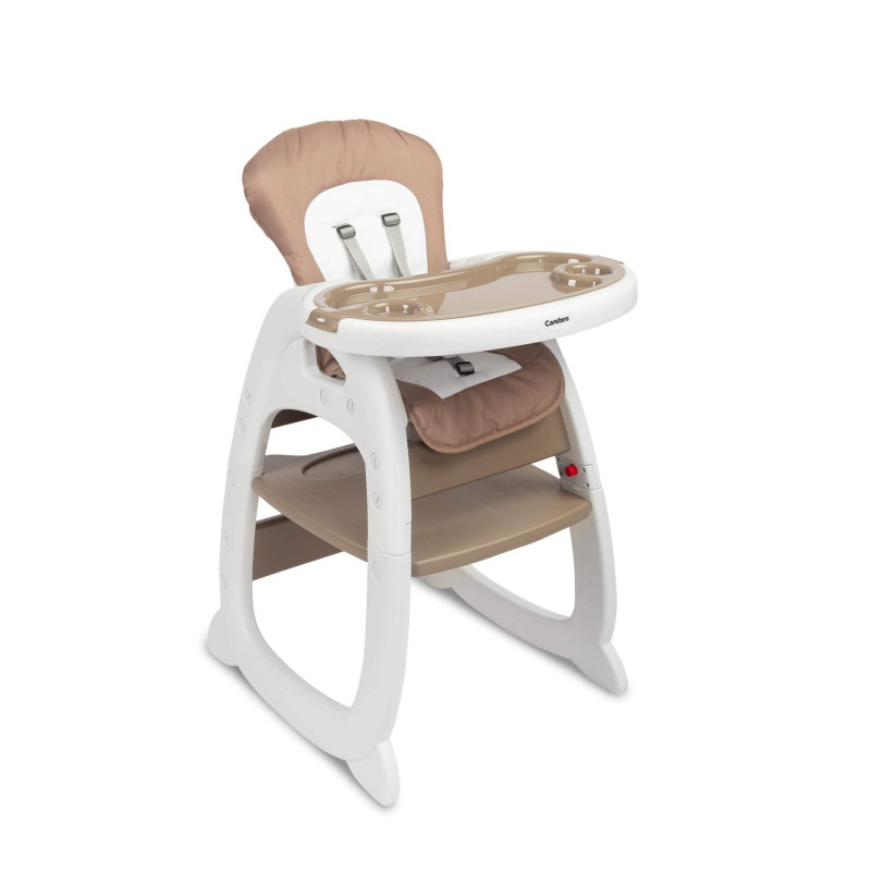 Стільчик трансформер для годування Caretero Homee Brown