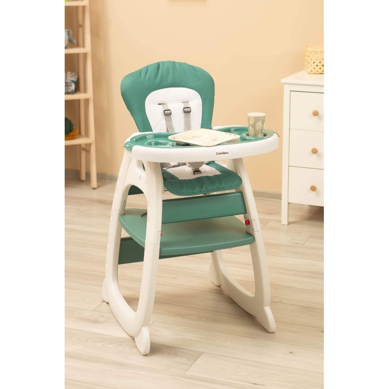 Стільчик трансформер для годування Caretero Homee Green