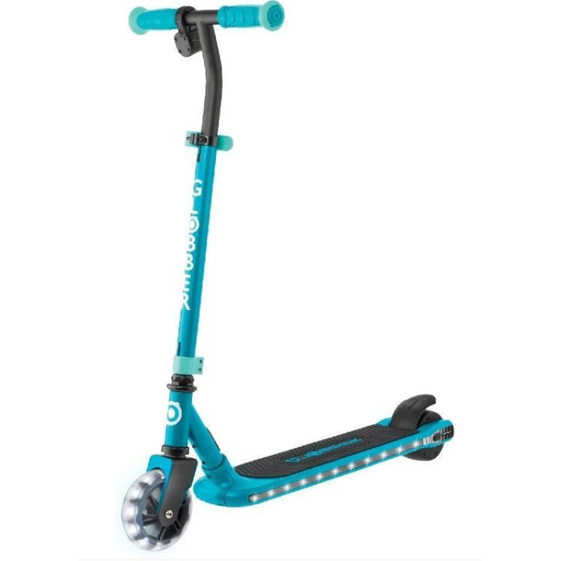 Електросамокат GLOBBER серії E-MOTION 6 зелений, з підсвіткою, 50кг, 6+, 2 колеса