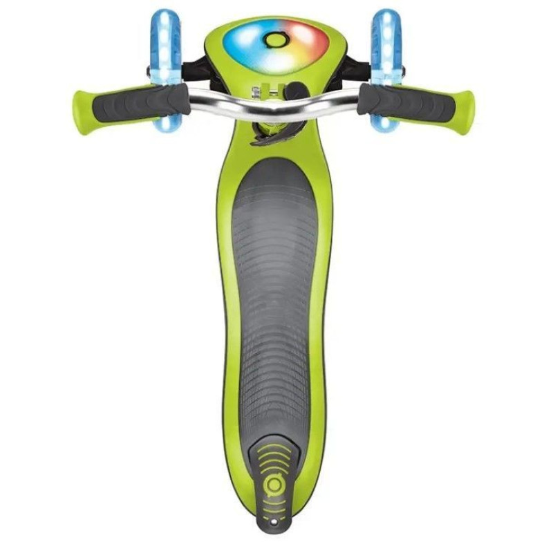 Самокат GLOBBER серії ELITE PRIME, зелений, колеса з підсвіткою, до 50кг, 3+, 3 колеса