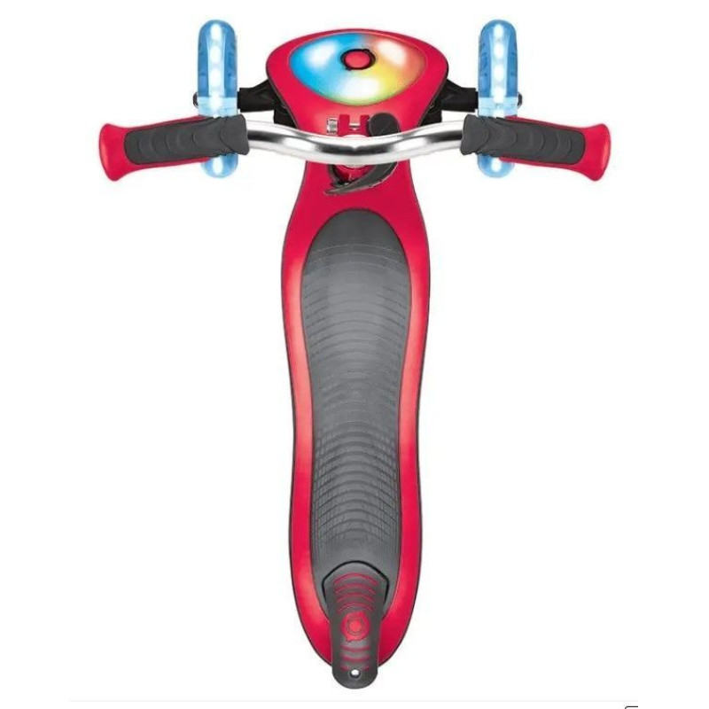 Самокат GLOBBER серії ELITE PRIME, червоний, колеса з підсвіткою, до 50кг, 3+, 3 колеса