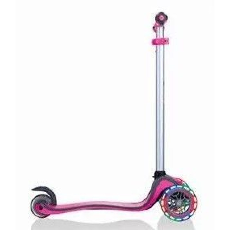 Самокат GLOBBER серії EVO COMFORT LIGHTS 5 в 1 рожевий, колеса що світяться, до 20/50кг, 1+