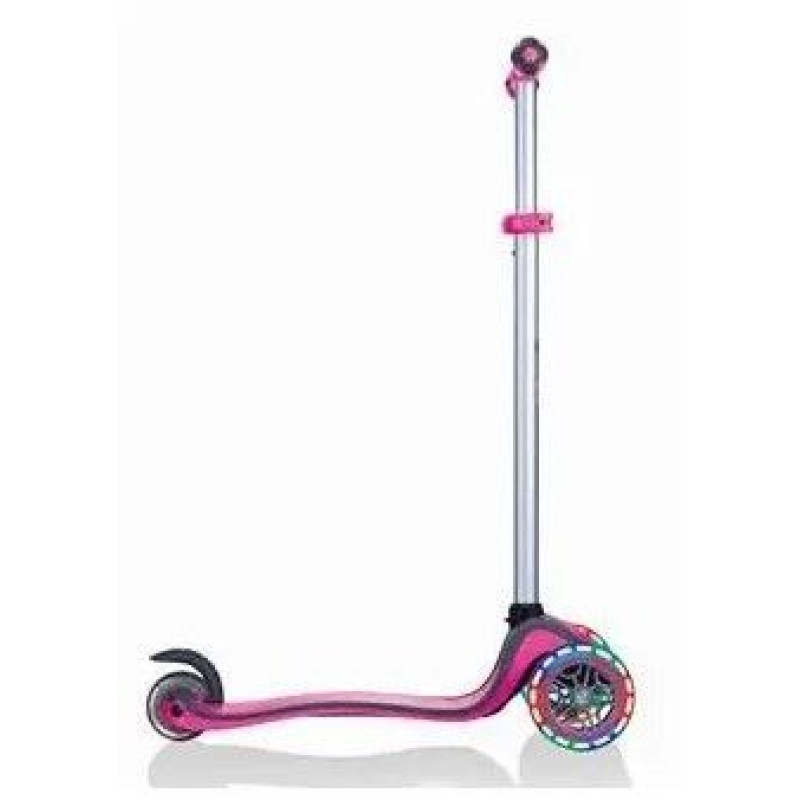 Самокат GLOBBER серії EVO COMFORT LIGHTS 5 в 1 рожевий, колеса що світяться, до 20/50кг, 1+