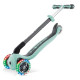 Самокат GLOBBER серії GO UP DELUXE LIGHTS 5в1 м'ятний, колеса світяться 20/50кг