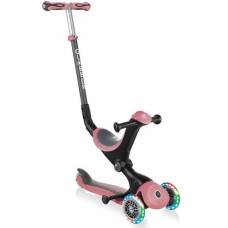 Самокат GLOBBER серії GO UP DELUXE LIGHTS 5в1 пастельно-рожевий, колеса що світяться 20/50кг