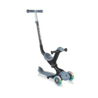 Самокат GLOBBER серії GO UP DELUXE LIGHTS 5в1 попелясто-блакитний, колеса світяться 20/50кг