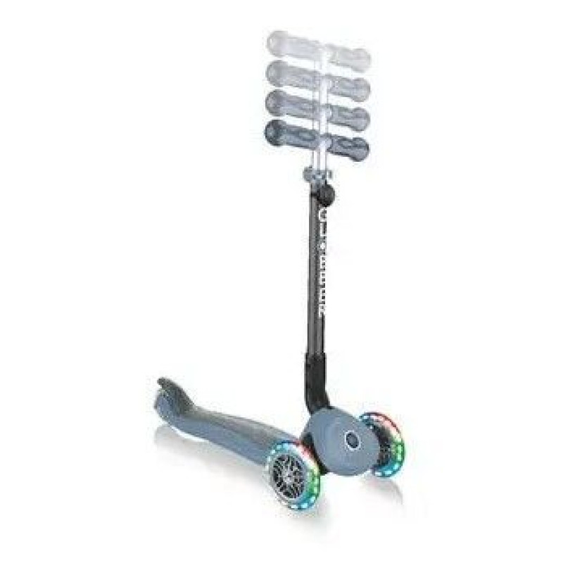Самокат GLOBBER серії GO UP DELUXE LIGHTS 5в1 попелясто-блакитний, колеса світяться 20/50кг