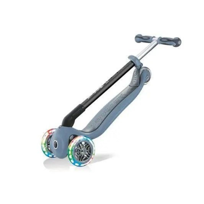 Самокат GLOBBER серії GO UP DELUXE LIGHTS 5в1 попелясто-блакитний, колеса світяться 20/50кг