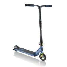 Самокат GLOBBER серії GS900 DELUXE чорно-синій, трюковий, з пегами, до 100кг, 8+