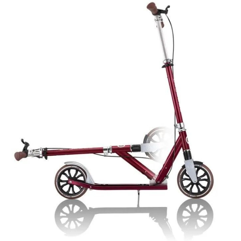 Самокат GLOBBER серії NL205 DELUXE, з ручним гальмом, червоний, 100кг, 8+
