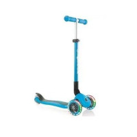 Самокат GLOBBER серії PRIMO FOLDABLE LIGHTS, блакитний, колеса з підсвіткою, 50кг, 3+