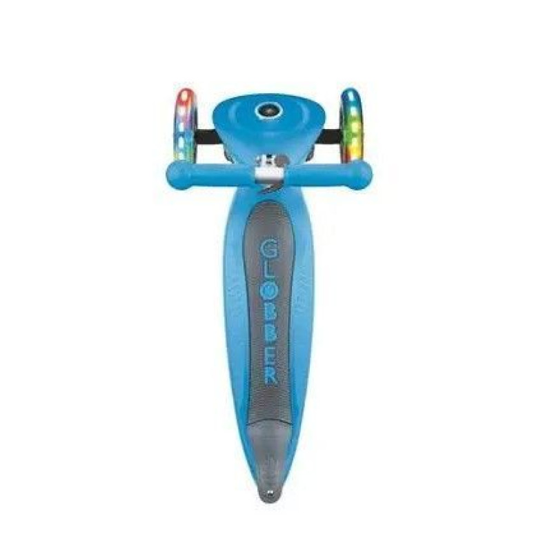 Самокат GLOBBER серії PRIMO FOLDABLE LIGHTS, блакитний, колеса з підсвіткою, 50кг, 3+