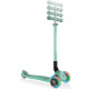 Самокат GLOBBER серії PRIMO FOLDABLE PLUS LIGHTS, м'ятний, колеса з підсвіткою, 50кг, 3+