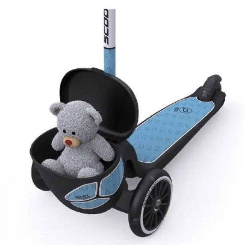 Самокат Scoot and Ride серії Highwaykick-2 з колесами що світяться сталевий, 2+ до 50кг