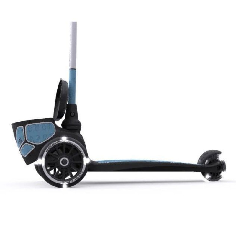 Самокат Scoot and Ride серії Highwaykick-2 з колесами що світяться сталевий, 2+ до 50кг