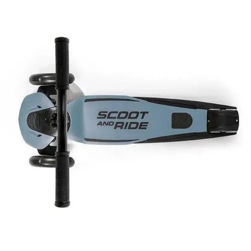 Самокат Scoot and Ride серії Highwaykick-5 з колесами що світяться сталевий, 5+ до 80кг