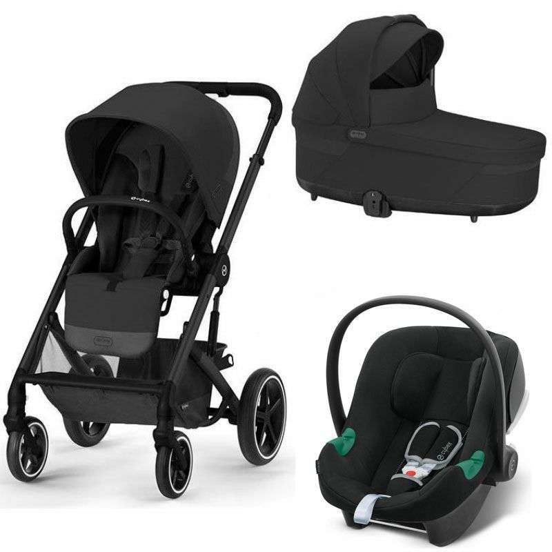 Коляска Cybex Balios S 3 в1 BLK Moon Black
