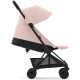 Коляска Cybex Coya Matt Black Peach Pink