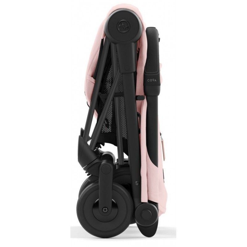 Коляска Cybex Coya Matt Black Peach Pink