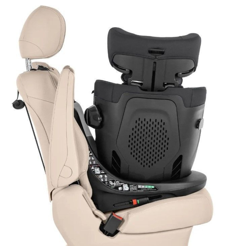 Автокрісло CARRELLO Sirius CRL-8808 Absolute Black i-Size 40-150см ISOFIX, поворот /1/