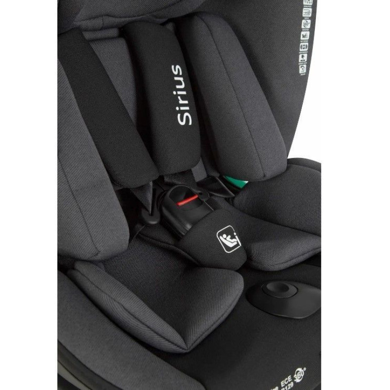 Автокрісло CARRELLO Sirius CRL-8808 Harbor Grey i-Size 40-150см ISOFIX, поворот /1/