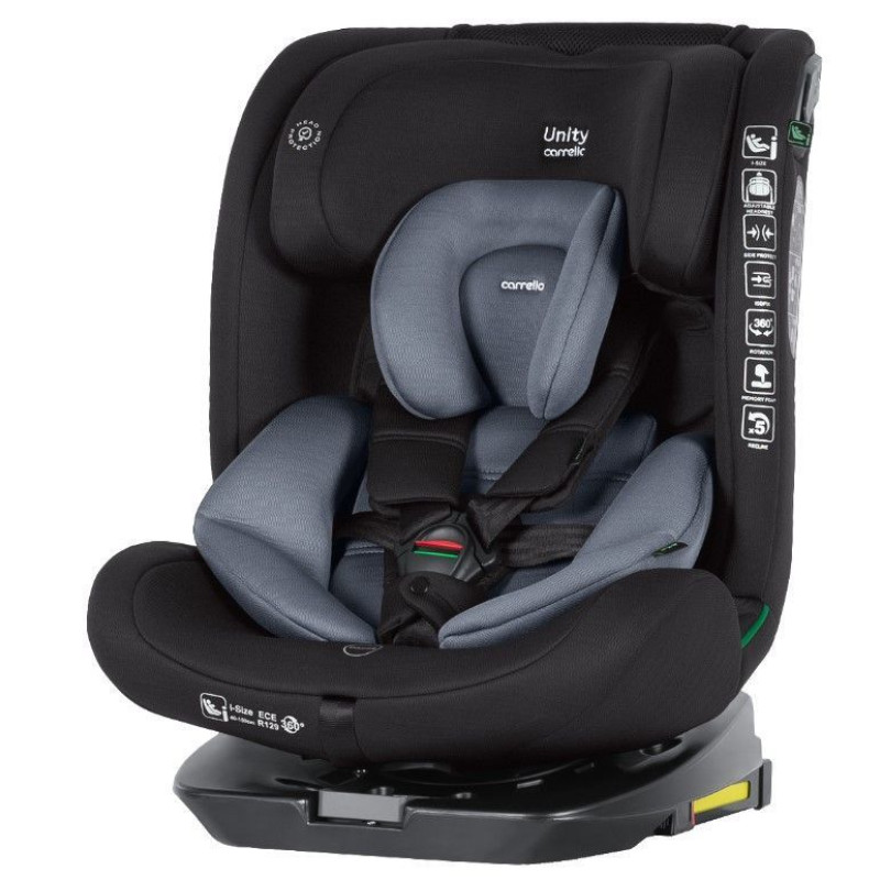 Автокрісло CARRELLO Unity CRL-17010 Accord Grey i-Size 40-150см ISOFIX, поворот /1/