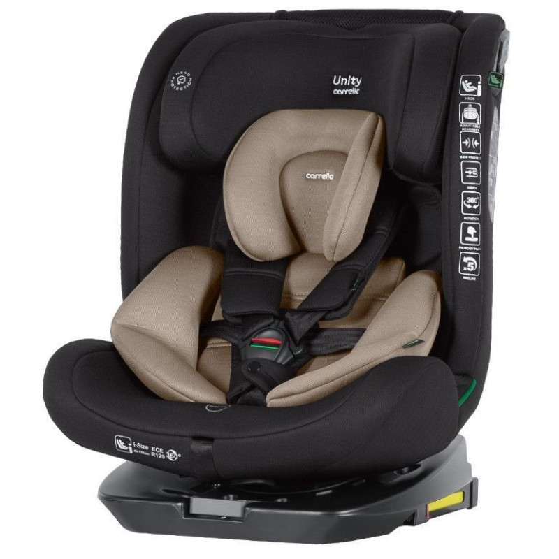 Автокрісло CARRELLO Unity CRL-17010 Harmony Beige i-Size 40-150см ISOFIX, поворот /1/